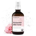 Organic Rose Water Spray for Face and Hair