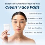 Organic Clean² Face Pads - Ultra Soft & Durable