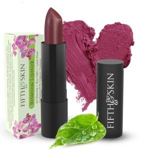 Fifth & Skin Organic Cherry Lipstick - Vegan & Moisturizing