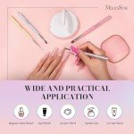 6-Piece Nail Art Brush Set for DIY Designs