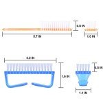 5-Pack Organic Nail Cleaning Brushes for Pedicure