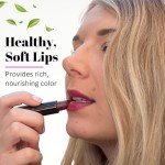 Fifth & Skin Organic Cherry Lipstick - Vegan & Moisturizing