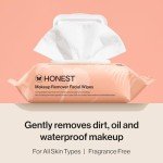 Honest Beauty Fragrance-Free Makeup Remover Wipes 30 Count