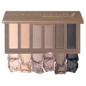 SUSIKEKI 6 Colors Mini Naked Eyeshadow Makeup Palette Neutral Nude Smoky Eye Shadow Taupe & Brown Matte Make Up Pallet with Mirror Highly Pigmented Long Lasting Waterproof Travel Size Gift Kit 01