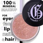 Giselle Cosmetics Nude Coco Organic Eyeshadow | Non Toxic Mineral Eyeshadow Palette | Loose Powder Eyeshadow with Nude Shimmer | Highlighter Makeup | Organic Loose Pigment Eyeshadow