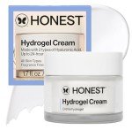 Honest Beauty Hydrogel Cream with Hyaluronic Acid, Jojoba, + Squalane | Oil Free, Lightweight, Moisturizing | EWG Verified, Vegan + Cruelty Free | 1.7 fl oz