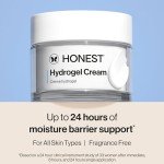 Honest Beauty Hydrogel Cream with Hyaluronic Acid, Jojoba, + Squalane | Oil Free, Lightweight, Moisturizing | EWG Verified, Vegan + Cruelty Free | 1.7 fl oz