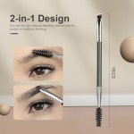 SWEET VIEW Eyelash Comb Lash Separator Tool Brow Brush & Lash Spoolie Professional Eye Makeup Tools (4 Pieces Set)