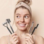 SWEET VIEW Eyelash Comb Lash Separator Tool Brow Brush & Lash Spoolie Professional Eye Makeup Tools (4 Pieces Set)