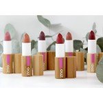 Zao Classic Pink Lipstick Lustrous Moisturizing Creamy Formula Bamboo Case Long Lasting Intense Color Ultra Pigmented High Impact Makeup Lip Color Organic Pomegranate Extract & Shea Butter 3.5gr (462)