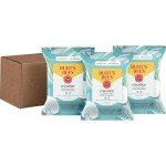 Burt's Bees Coconut & Lotus Face Wipes, for All Skin Types, Micellar Makeup Remover & Facial Cleansing Towelettes, 30 Ct. (3-Pack)