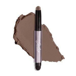 Julep Eyeshadow 101 Crème-to-Powder Waterproof Eyeshadow Stick – Stone Matte – Long-Lasting, Crease-Proof, Medium Brown Matte Cream Eyeshadow with Built-in Smudger