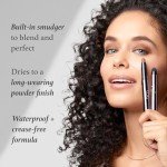 Julep Eyeshadow 101 Crème-to-Powder Waterproof Eyeshadow Stick – Stone Matte – Long-Lasting, Crease-Proof, Medium Brown Matte Cream Eyeshadow with Built-in Smudger