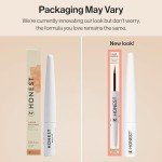Honest Beauty Longlasting Vegan Liquid Eyeliner | Smudge + Flake Proof, Precise Application | Hypoallergenic, Plant-Derived, EWG Verified + Cruelty Free | Black, 0.58 fl oz