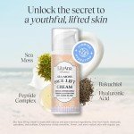 LilyAna Naturals Bakuchiol Face Lift Cream with Sea Moss and Peptide Complex - Face Cream for Women - Moisturizing and Lifting Facial Cream - Anti-Aging Overnight Moisturizer - Made in the USA - 1 oz