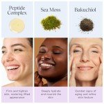 LilyAna Naturals Bakuchiol Face Lift Cream with Sea Moss and Peptide Complex - Face Cream for Women - Moisturizing and Lifting Facial Cream - Anti-Aging Overnight Moisturizer - Made in the USA - 1 oz