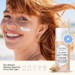 LilyAna Naturals Bakuchiol Face Lift Cream with Sea Moss and Peptide Complex - Face Cream for Women - Moisturizing and Lifting Facial Cream - Anti-Aging Overnight Moisturizer - Made in the USA - 1 oz