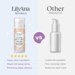 LilyAna Naturals Bakuchiol Face Lift Cream with Sea Moss and Peptide Complex - Face Cream for Women - Moisturizing and Lifting Facial Cream - Anti-Aging Overnight Moisturizer - Made in the USA - 1 oz