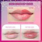 Disney Princess 12 Piece Plant Based Lip Gloss, Girls Party Favors, First Makeup Set for Girl, Perfect for Parties, Sleepovers, and Birthday Gifts, Ages 3+, by Townley Girl