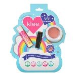 Luna Star Klee Blush and Lip Shimmer Makeup Kit. Gentle and Non-Toxic. Kid-Friendly. Made in USA. (Honey Pink Buzz)