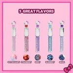 Townley Girl Hello Kitty 5 Pc Plant Based, Moisturizing Lip Gloss Makeup Set for Girls Kids Toddlers, Perfect for Parties Sleepovers Makeovers Birthday Gift for Girls 3 Yrs+