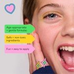 YAWN Lip Gloss Duo | High-Shine Gloss | Soothing Sunflower Seed Oil | Non-Toxic, Cruelty Free, Vegan | Makeup for Kids, Tweens and Teens | Made in USA | Crystal and Purple Gem