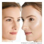 VENICS ORGANIC Diamond Glow Melted Organic Highlighter | 100% Natural, Vegan and Cruelty-Free | First Christmas | Organic Highlighter Makeup | Cream Highlighter (First Christmas (Sparkling rose gold))