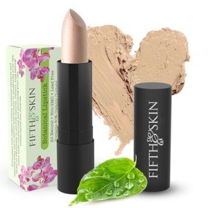 Fifth & Skin BOTANICAL Lipstick (JICAMA) | Made in USA | Vegan | Natural | Organic | Certified Cruelty Free | Paraben Free | Petroleum Free | Healthy Color that's Good for your Lips!