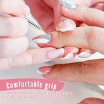 FULINJOY Nail Dotting Tools 10 Pcs Kit, 5 Pcs Double-end Nail Dotting tools and 5 Pcs Nail Art Liner Brushes, Nail Art Design Tools