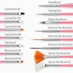 Nail Art Brushes Set,Nail Art Dotting Tools for Home DIY Salon Use,15 Multifunctional Nail Design Pens