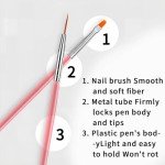 Nail Art Brushes Set,Nail Art Dotting Tools for Home DIY Salon Use,15 Multifunctional Nail Design Pens