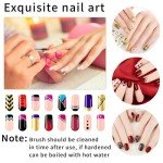 Nail Art Brushes Set,Nail Art Dotting Tools for Home DIY Salon Use,15 Multifunctional Nail Design Pens