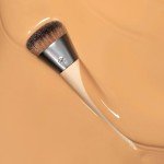 EcoTools Wonder Cover Complexion Brush, Makeup Brush For Flawless Foundation Application & Blending, Full Coverage Base Brush, Eco-Friendly, Synthetic Bristles, Cruelty-Free, 1 Count