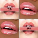 The Lip Bar Vegan Non-Sticky Lip Gloss, with Hydrating Shea Butter for a Lightweight, High Shine Finish, First Lady - Nude Pink Opaque