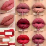 FARMASi Make Up Matte Liquid Lipstick, Long-Lasting and Ultra-comfortable, High-Impact, Lightweight, Organic, Pure Pigments 0.14 fl.oz (Rose Dream)