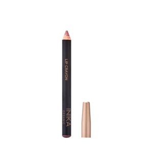INIKA Organic Long Lasting Lipstick Crayon with Vegan Lipstick and Organic Lip Liner, Hypoallergenic, Cruelty-Free, Matte Finish, Enriched with Vitamin E and Coconut Oil, Pink Nude, 3 g
