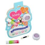 LunaStar Klee Eye Shadow and Lip Shimmer Makeup Kit. Gentle and Non-Toxic. Kid-Friendly. Made in USA. (Lilac Sparkles)