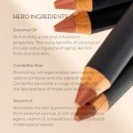 INIKA Organic Long Lasting Lipstick Crayon with Vegan Lipstick and Organic Lip Liner, Hypoallergenic, Cruelty-Free, Matte Finish, Enriched with Vitamin E and Coconut Oil, Pink Nude, 3 g