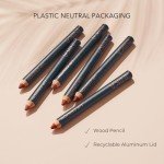 INIKA Organic Long Lasting Lipstick Crayon with Vegan Lipstick and Organic Lip Liner, Hypoallergenic, Cruelty-Free, Matte Finish, Enriched with Vitamin E and Coconut Oil, Pink Nude, 3 g