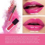 PARAMISS Lip Gloss Pigment Powder Natural Lip Dye 5 Colors x 10G and White Metallic Shimmer Pearl Glitter Pigment Powder for Lip Gloss Lipstick Eyeshadow Cosmetic Grade Lip Gloss Color Pigment