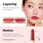 Nature Republic HONEY MELTING LIP (05 PLUM) SOFT LIP STICK, Hydrating Gloss, Moisturizing balms, Sheer tint, Shine & Glowy Finish, korean make up