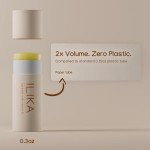 ILIKA Lip balm Organic, Vegan, Plastic-free, 100% Plant-based, 2X Volume, COSMOS Certified Organic, PETA Certified Vegan & Cruelty-Free, 2 Pack, Orange Tangerine