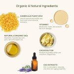 ILIKA Lip balm Organic, Vegan, Plastic-free, 100% Plant-based, 2X Volume, COSMOS Certified Organic, PETA Certified Vegan & Cruelty-Free, 2 Pack, Orange Tangerine