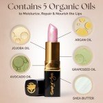 Essence Of Argan Deep Moisturizing and Long Lasting Lipstick - Hydrating Lip Care with 100% Pure Organic Argan Oil, Shea Butter, Jojoba Oil & Aloe Vera - Pink Luster