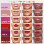 Essence Of Argan Deep Moisturizing and Long Lasting Lipstick - Hydrating Lip Care with 100% Pure Organic Argan Oil, Shea Butter, Jojoba Oil & Aloe Vera - Pink Luster