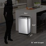 EKO Mirage-T 50L Touchless Motion Sensor Trash Can