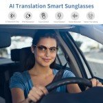 AI Smart Glasses with Translation and Bluetooth Audio
