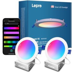 Lepro R2 Smart AI LED Canless Lights 6 Inch