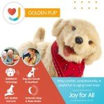 Lifelike Companion Pet for Seniors - Golden Pup