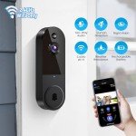 BoomChill 1080p Wireless AI Video Doorbell Camera
